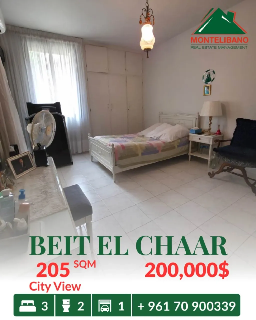 Apartment for sale in Beit El Chaar, Lebanon