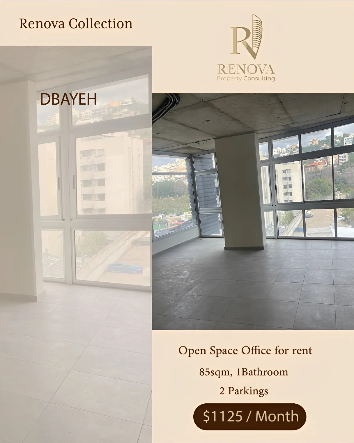 Office for rent in Dbayeh, Lebanon