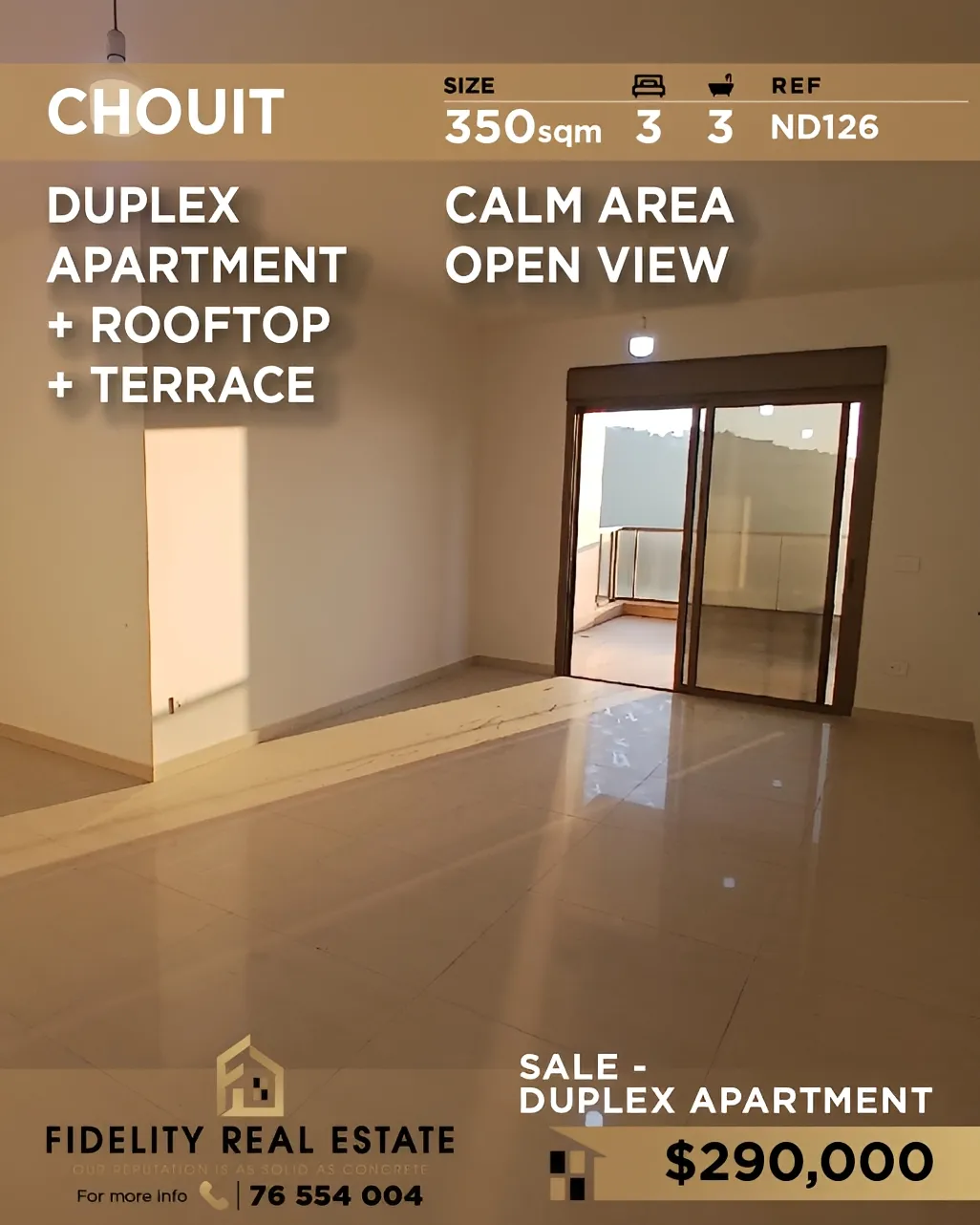 Apartment for sale in Chouit, Lebanon