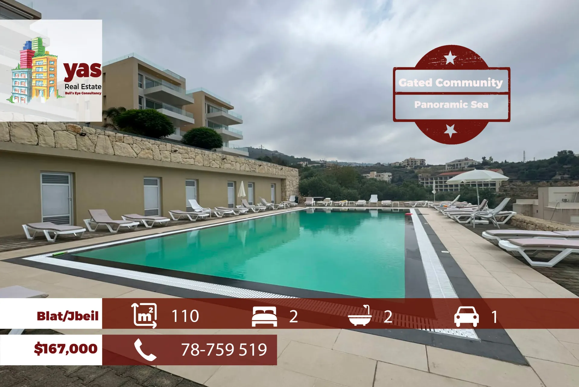 Apartment for Sale in Blat - 2 bed, 2 bath