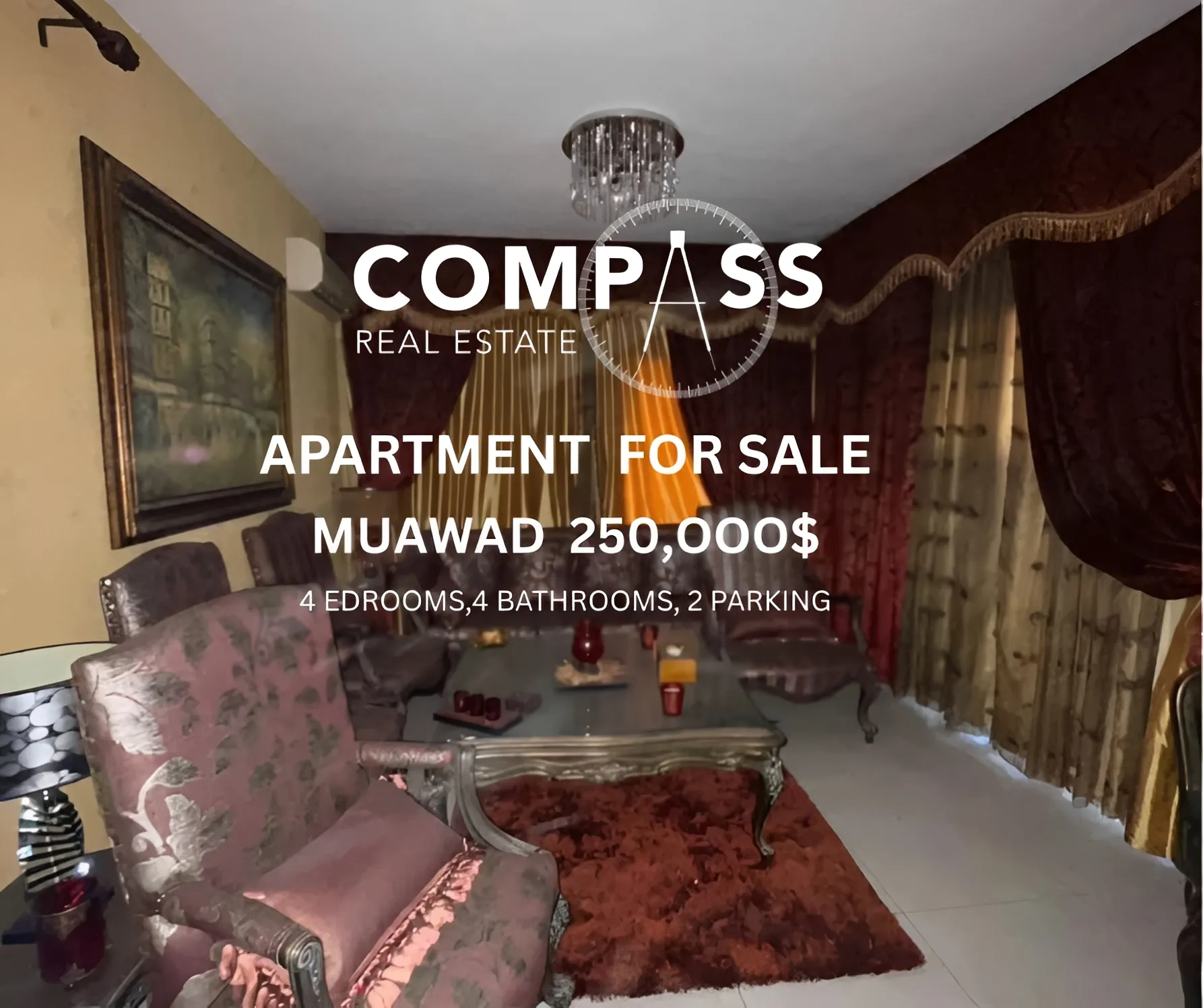 Apartment for Sale in Dahieh, Beirut - 4 bed, 4 bath