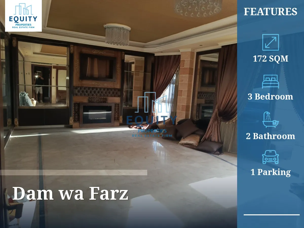 Apartment for sale in Dam wa Farz