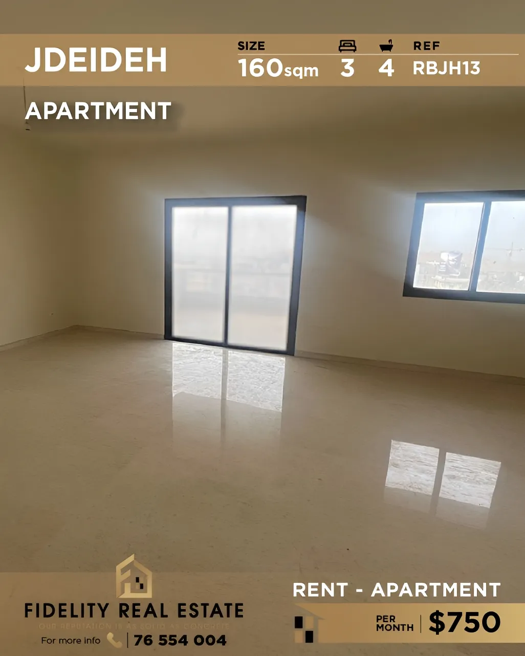 Apartment for rent in Jdeideh, Lebanon