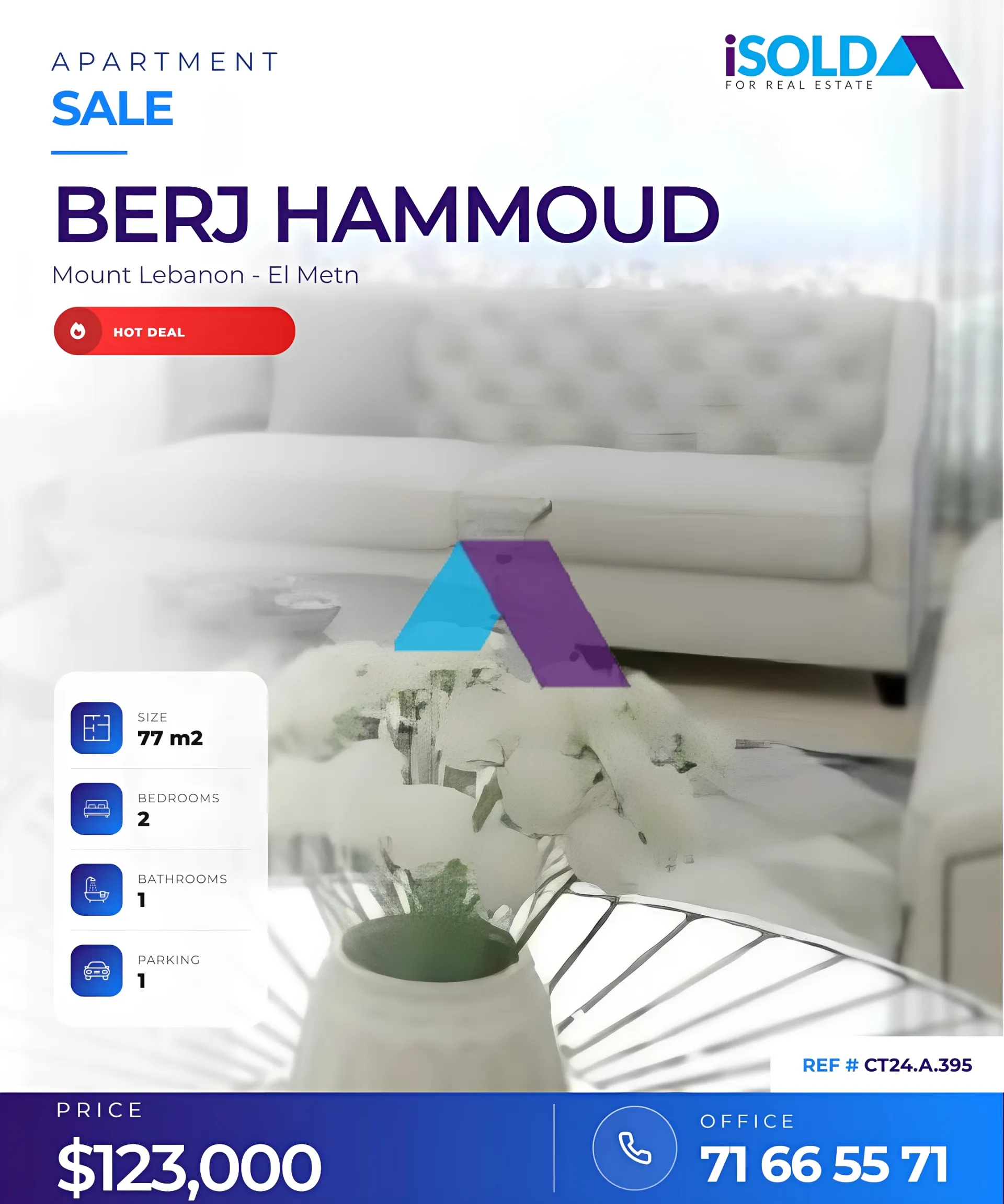 Apartment for Sale in Bourj Hammoud