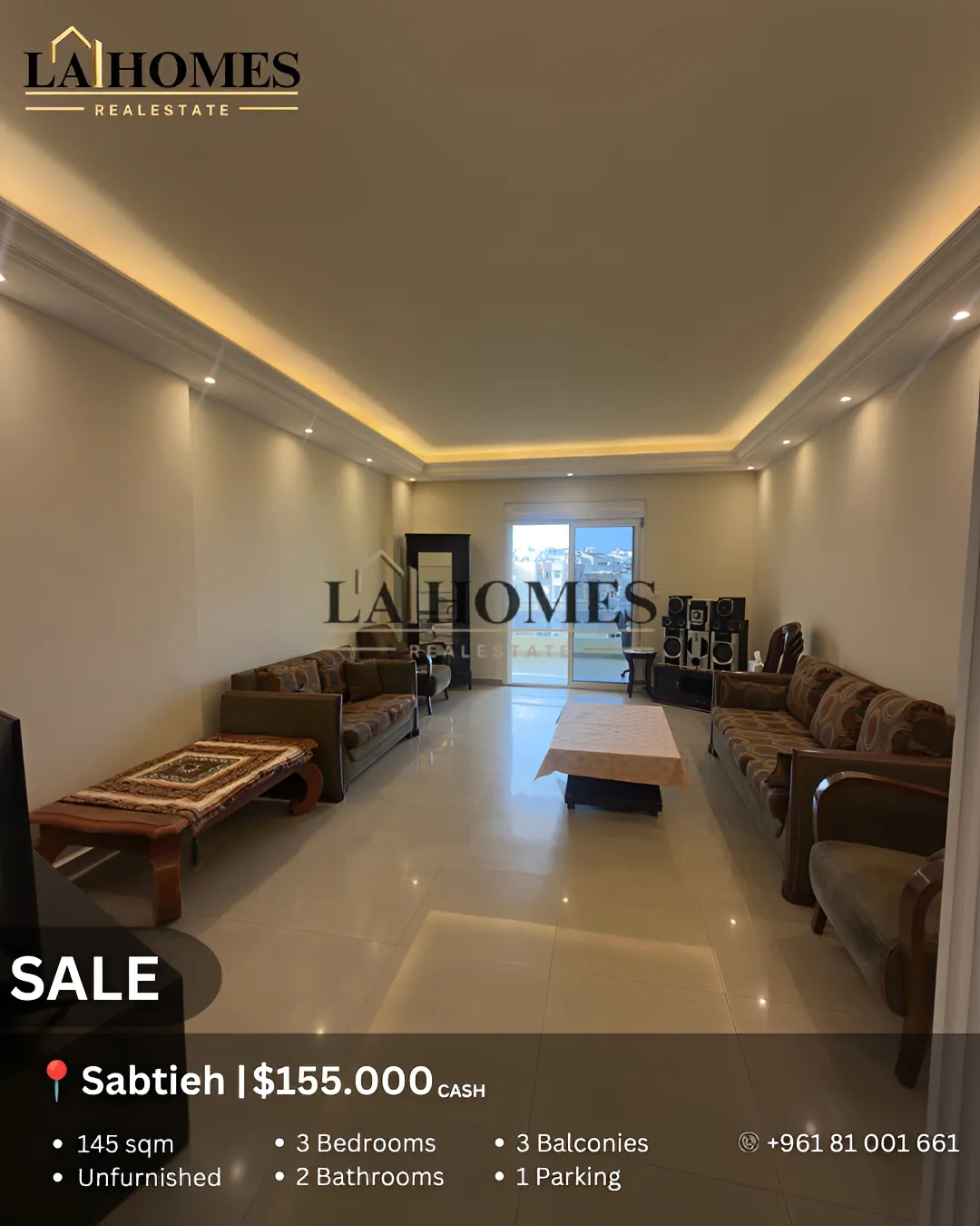 Apartment for sale in Sabtiyeh