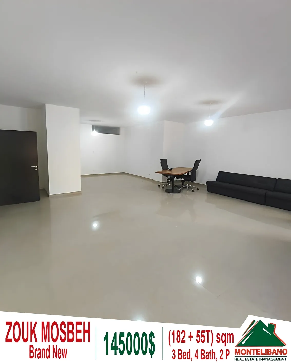 Apartment for Sale in Zouk Mosbeh, Lebanon - 3 bed, 4 bath