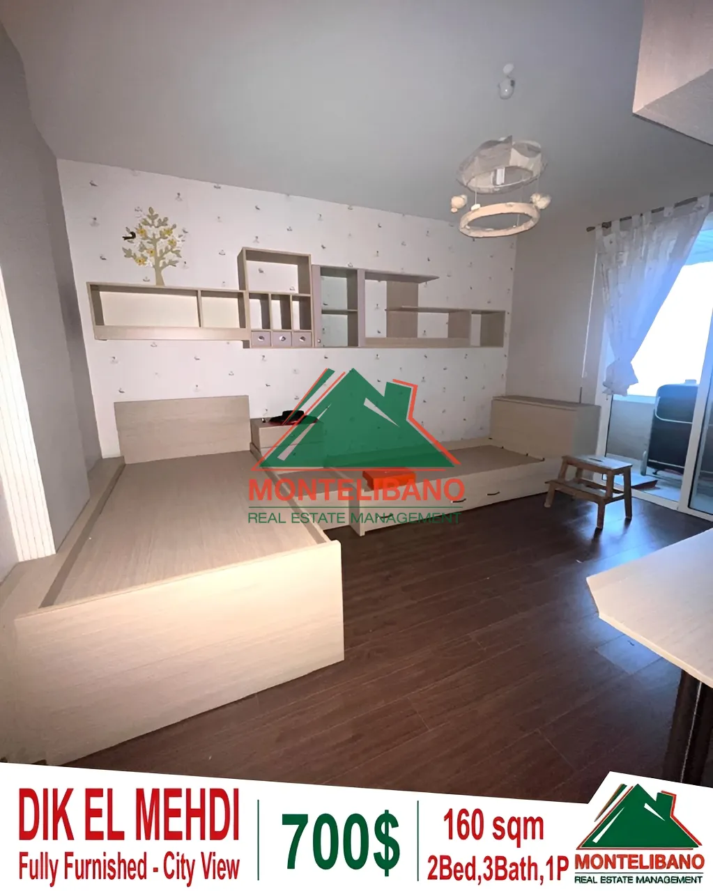 Apartment for rent in Dik El Mehdi, Lebanon