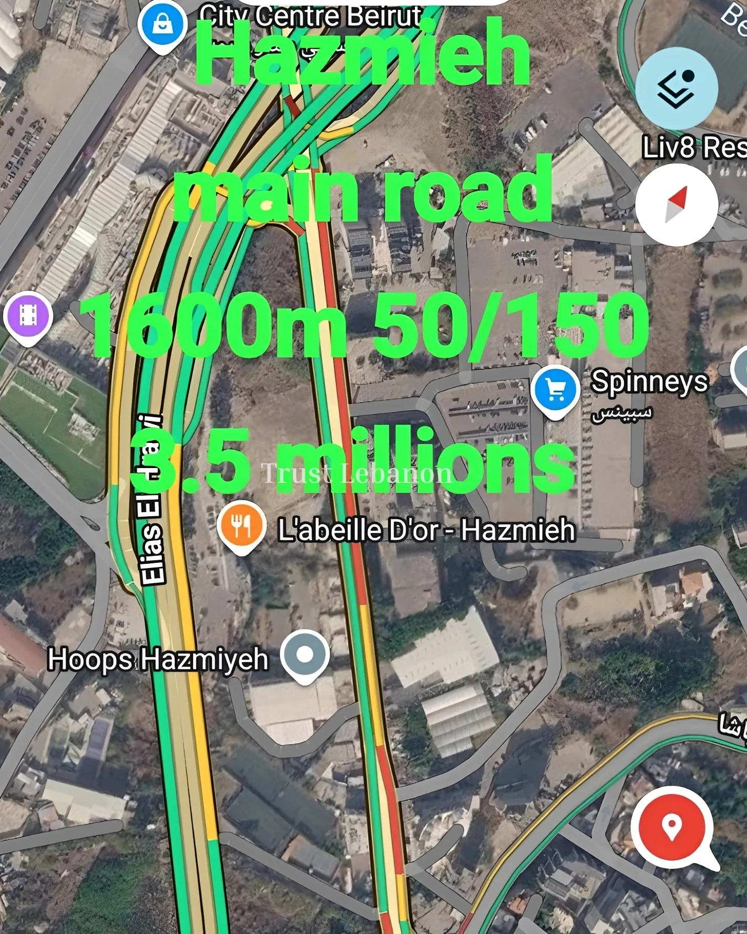 Residential Land for sale in Hazmieh, Lebanon