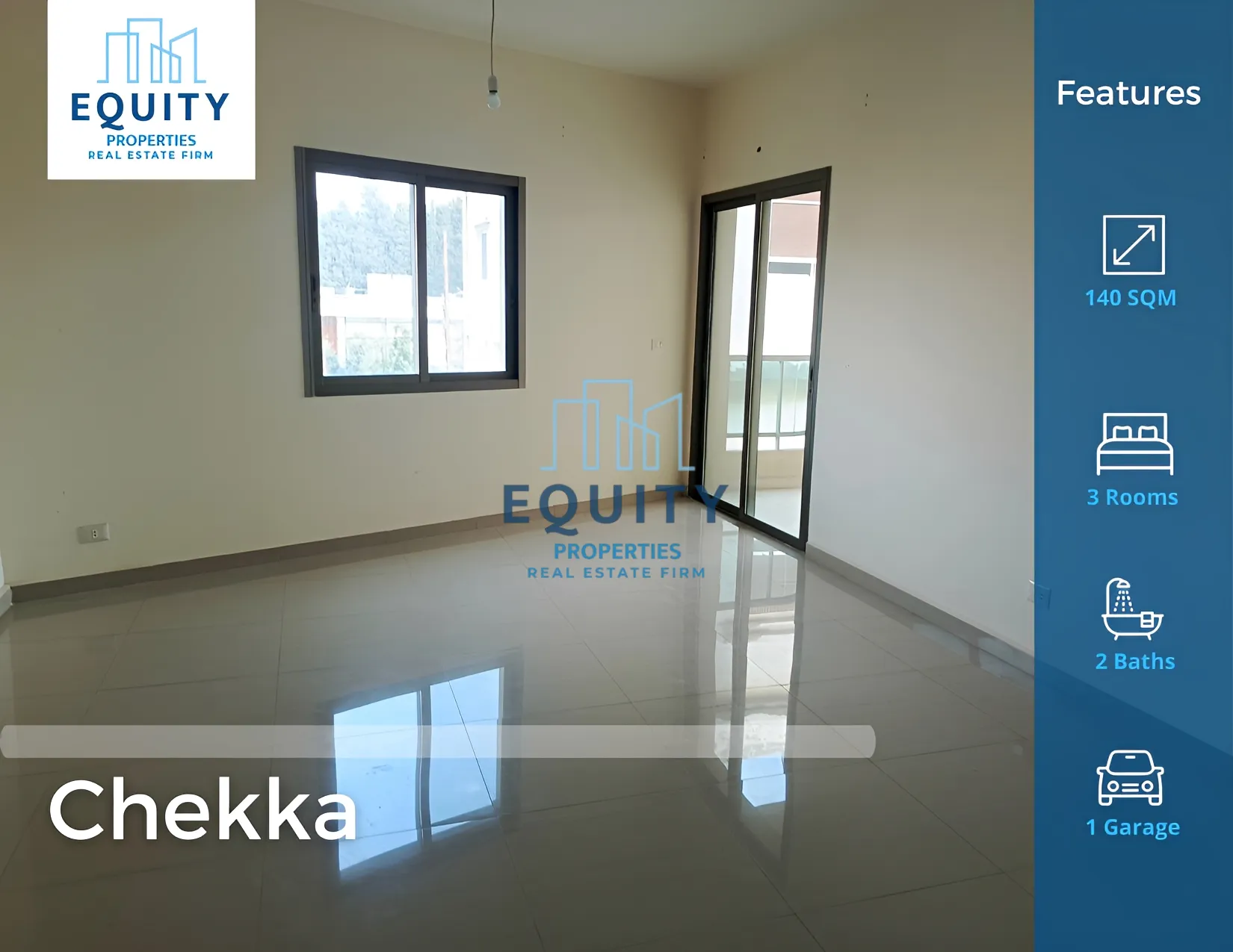 Apartment for Rent in Chekka