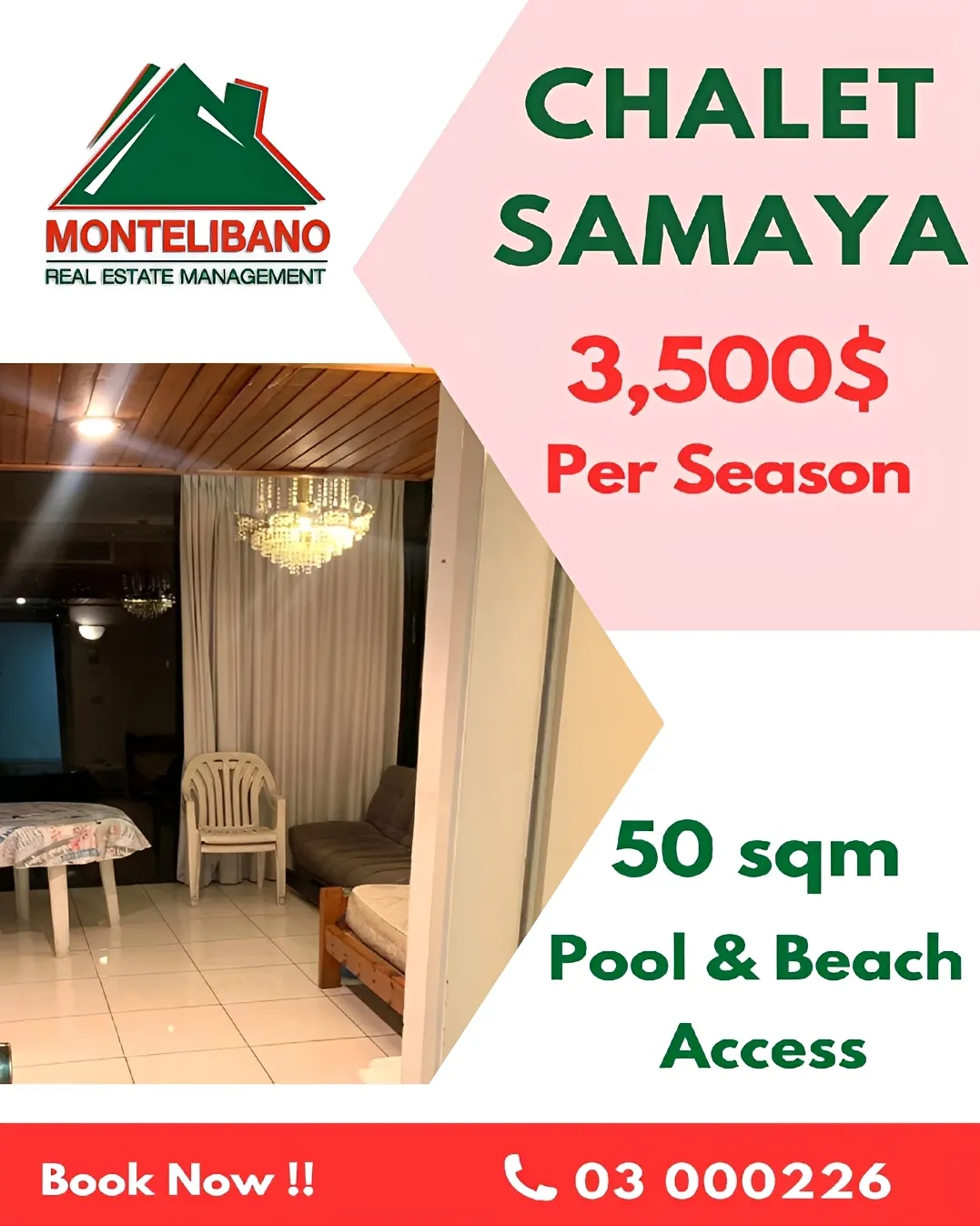 Chalet for rent in Kaslik, Lebanon - 1 bed, 0.5 bath