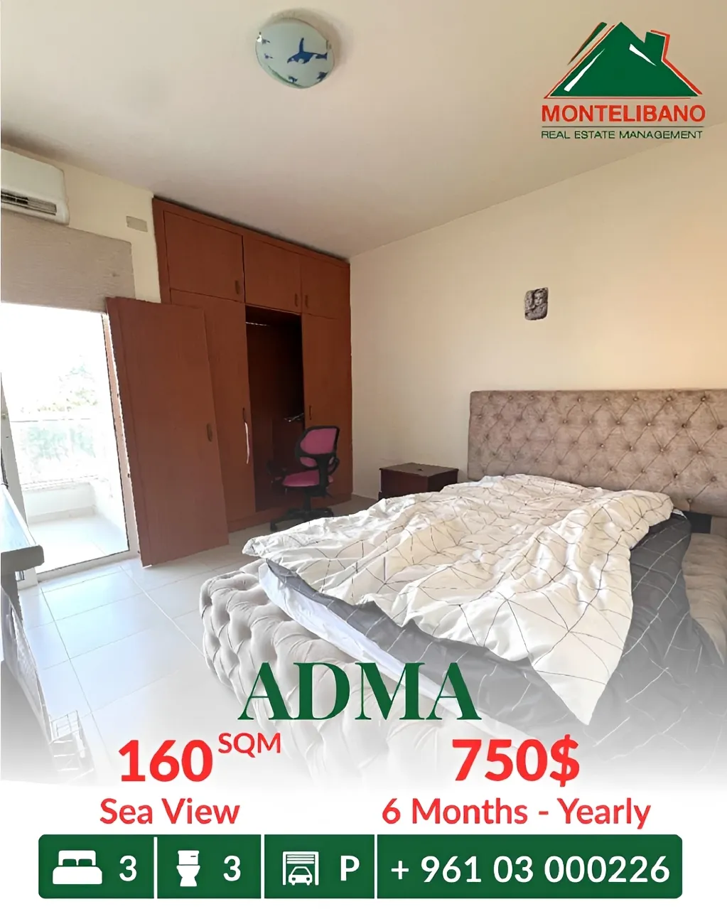 Apartment for rent in Adma w Dafnah