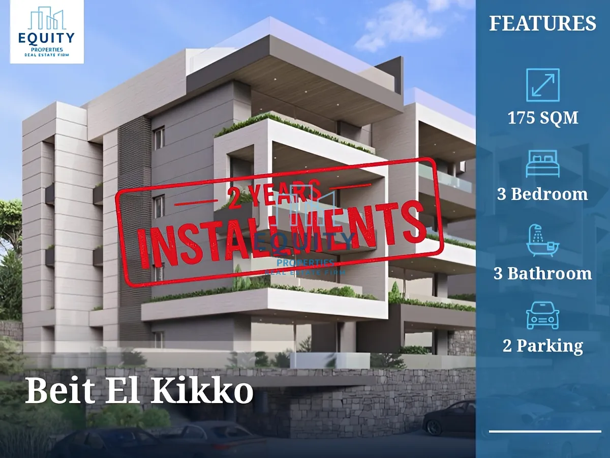 Apartment for sale in Beit El Kikko