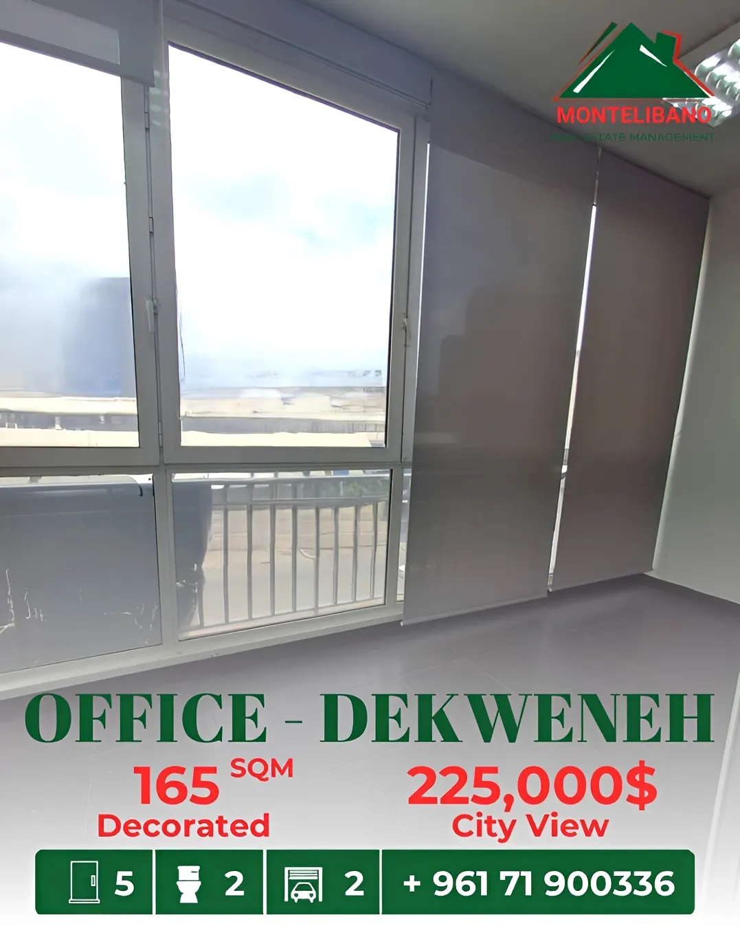 Office for sale in Dekwaneh, Lebanon