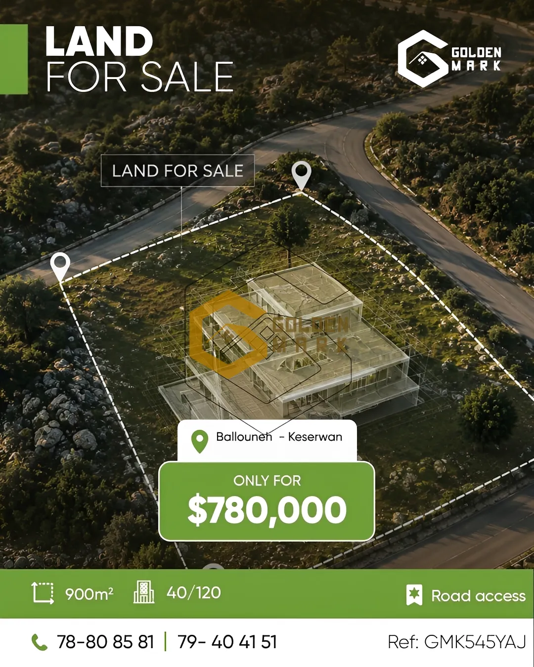 Land for Sale in Ballouneh