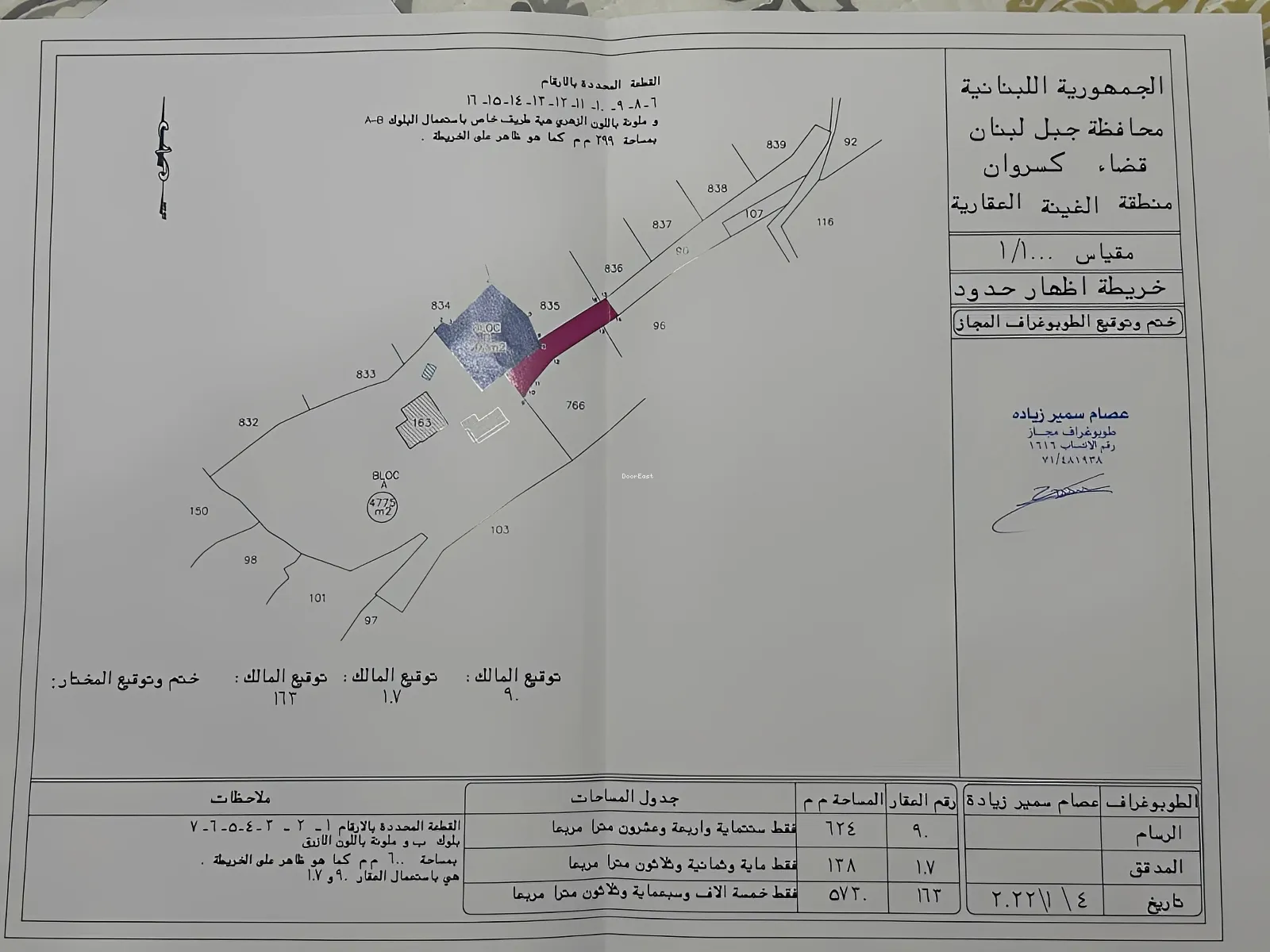 Land for sale in Ghineh, lebanon