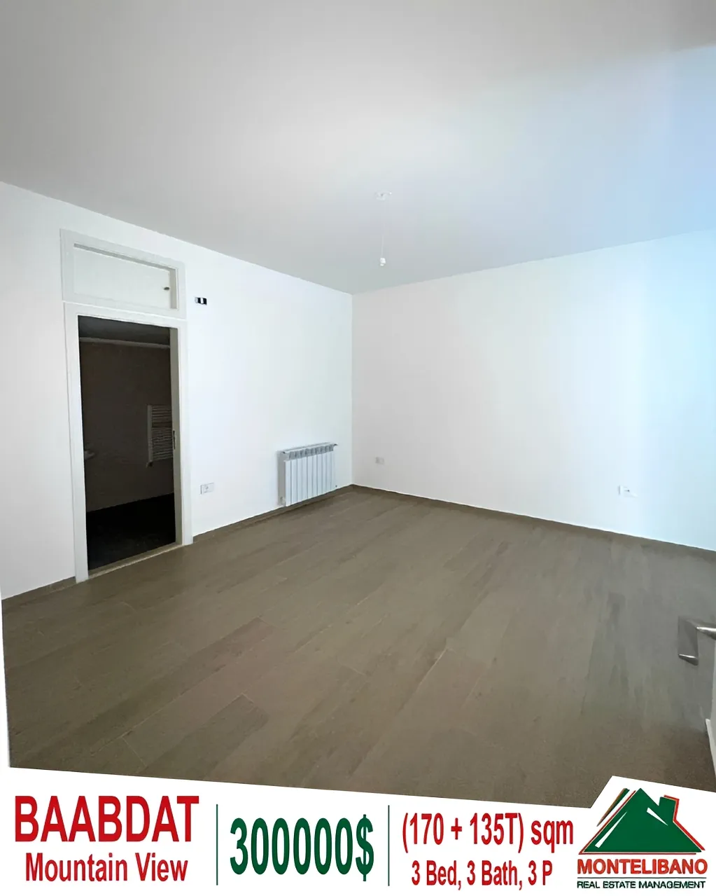 Apartment for Sale in Baabdat, Lebanon