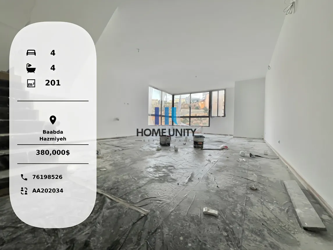 Apartment for Sale in Hazmiyeh