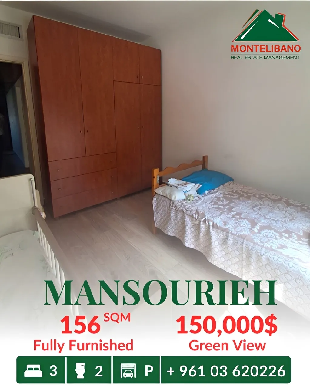 Apartment for sale in Mansourieh, Lebanon