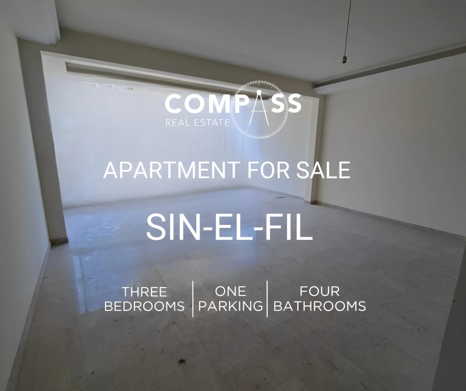 Apartment for sale in Sin El Fil, Lebanon - 2 bed, 2 bath