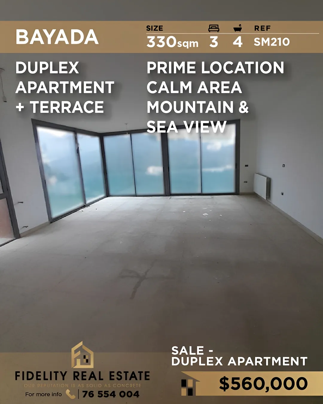 Duplex for sale in Bayada Main Road, Rabieh, Lebanon