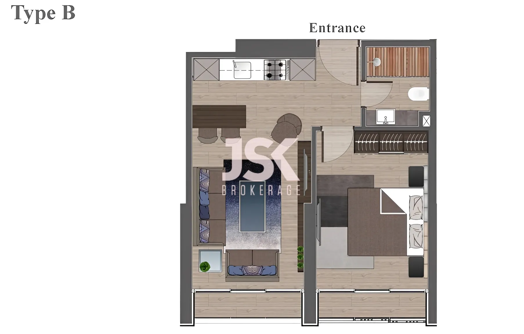 Apartment for Sale in Sassine, Achrafieh, Beirut, Lebanon - 1 bed, 1 bath