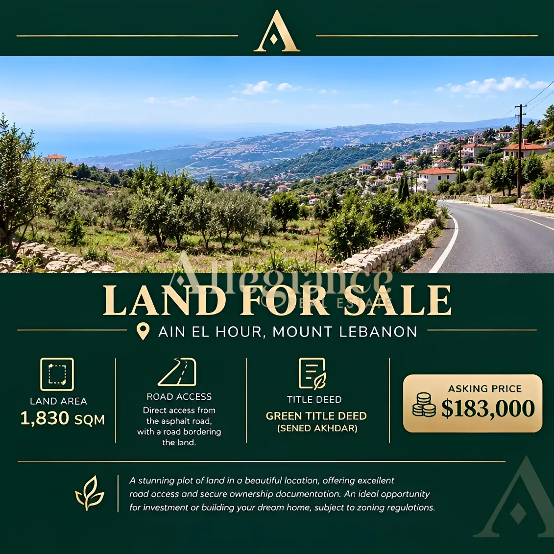Residential Land for sale in Chouf