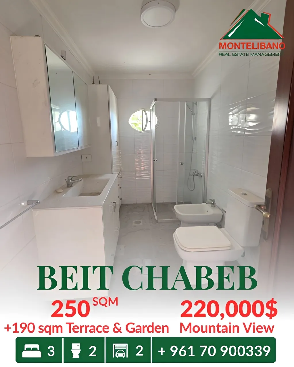 Apartment for sale in Beit Chabeb, Lebanon