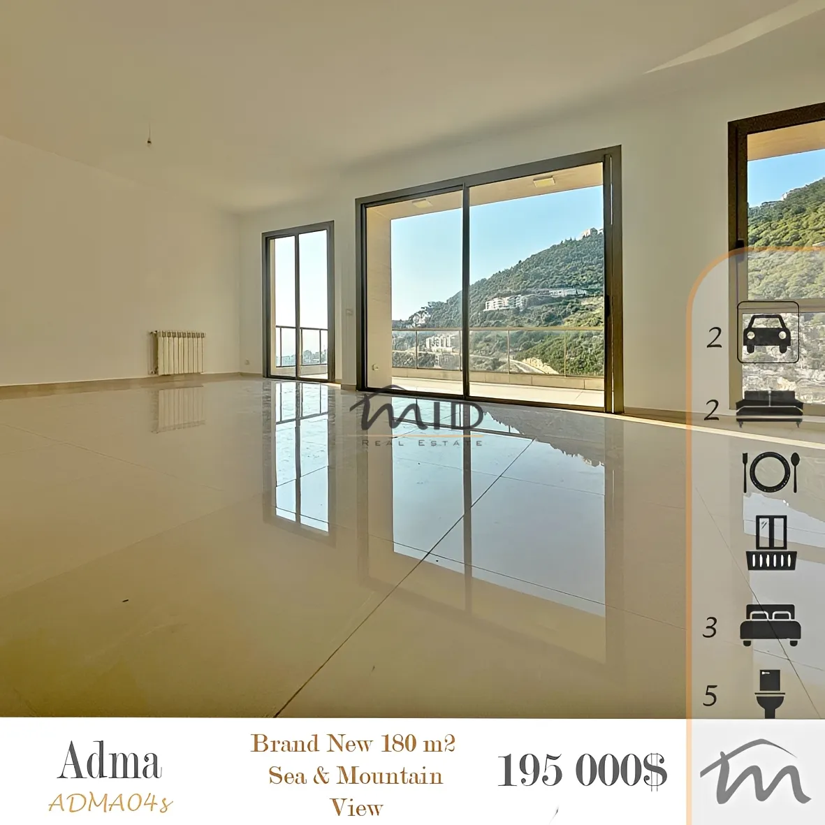 Residential in Adma w dafnah, lebanon - 3 bed, 4.0 bath
