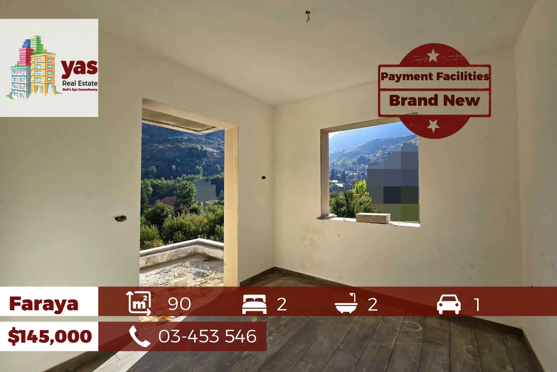 Apartment for Sale in Faraya