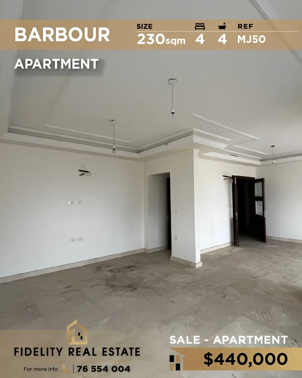 Apartment for sale in Barbour, Beirut