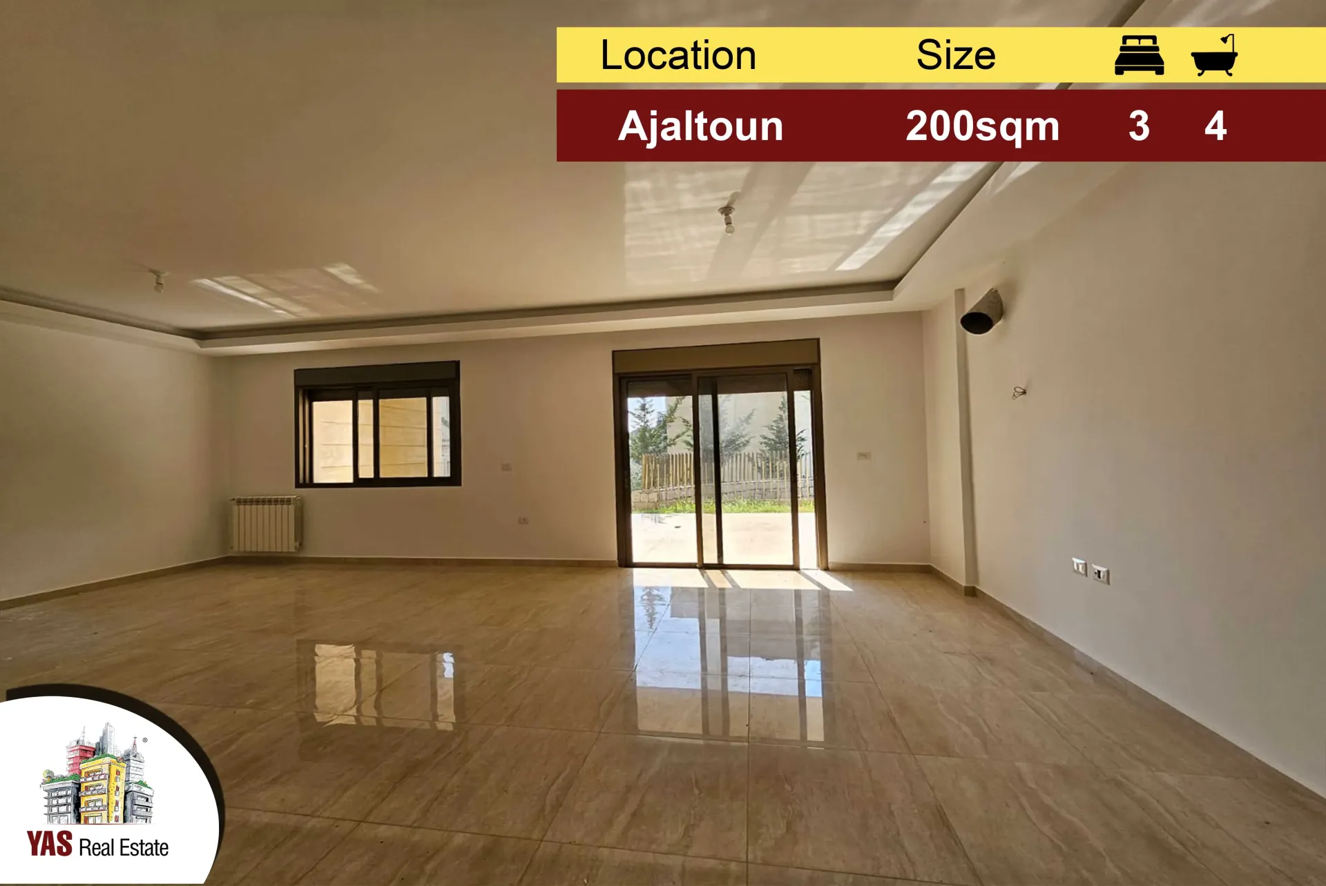Apartment for Sale in Ajaltoun