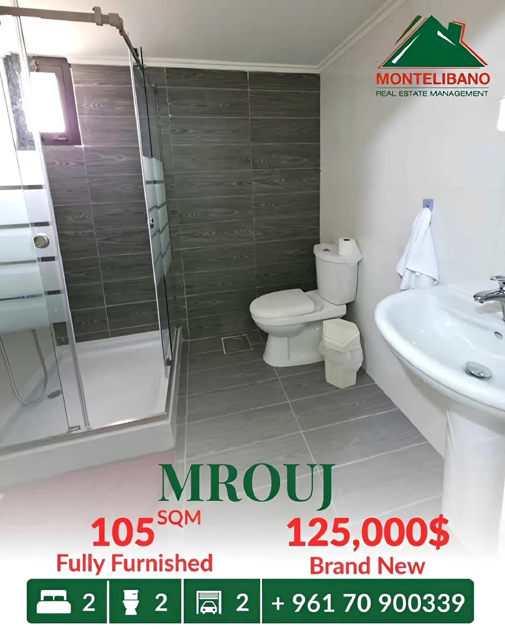 Apartment for sale in Mrouj