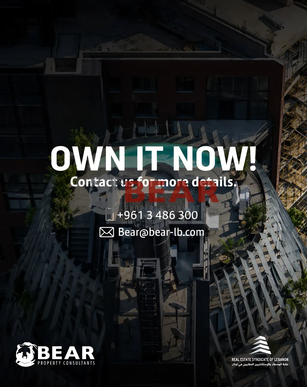 Penthouse for sale in Soho, Achrafieh, Lebanon - 3 bed, 3.5 bath