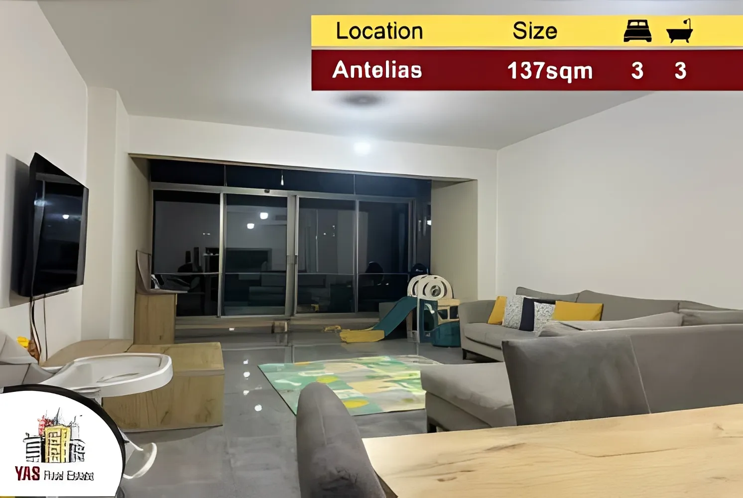 Apartment for Sale in Antelias - 3 bed, 3 bath