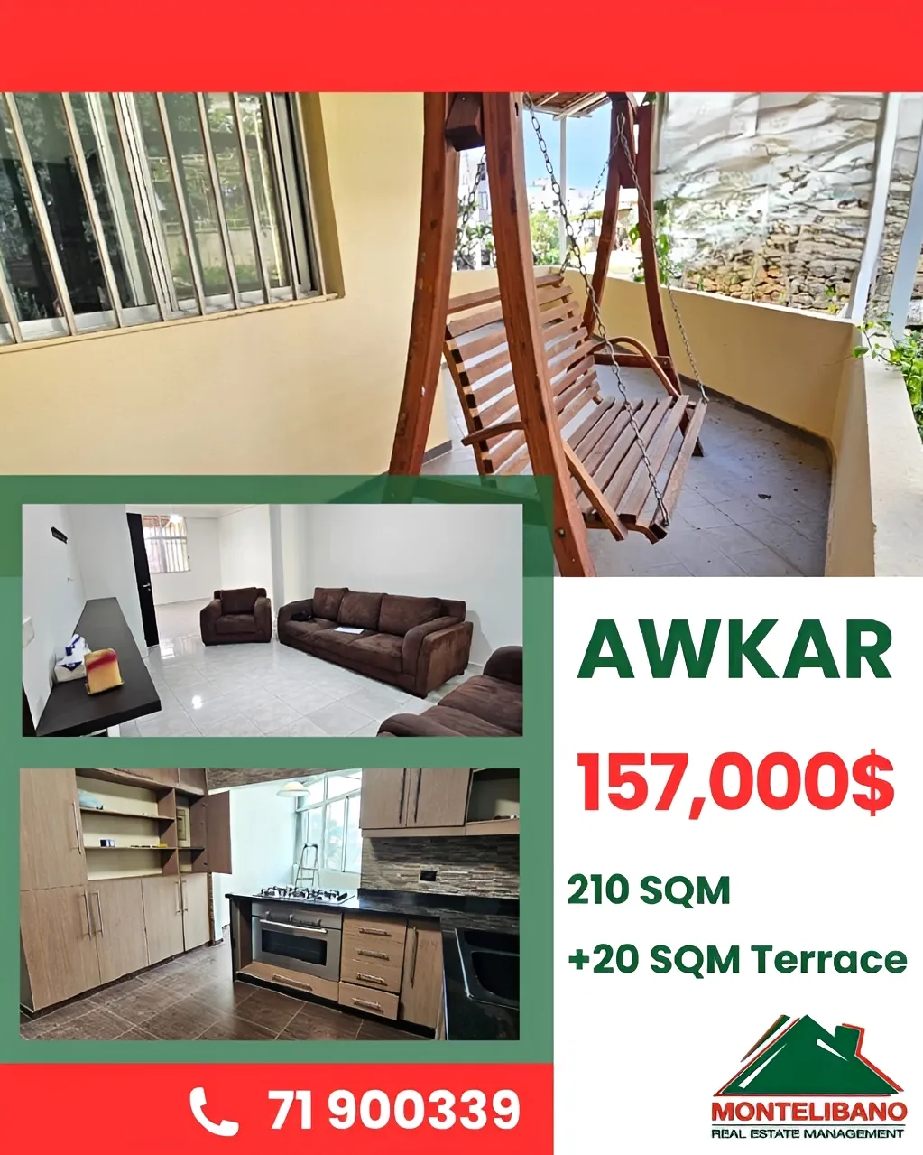 Apartment for sale in Beit Aaoukar, Lebanon