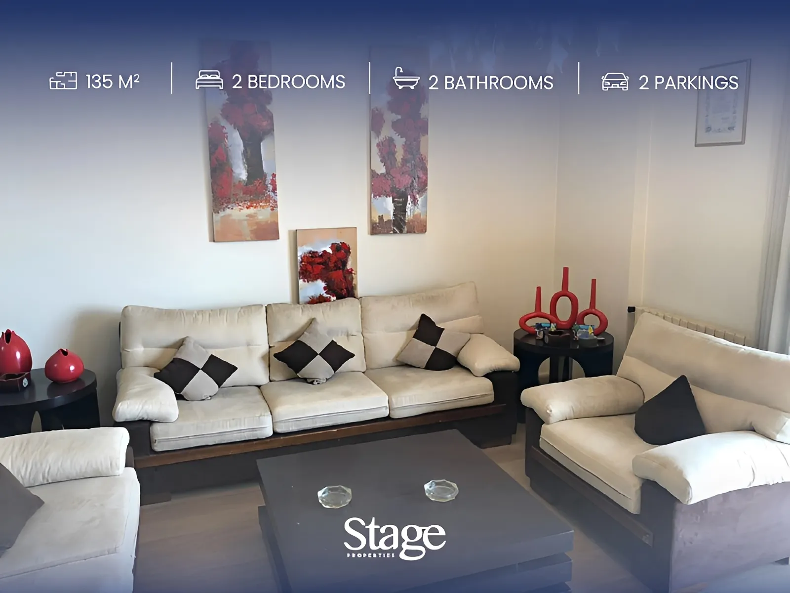 Apartment for sale in Bsalim, Lebanon - 2 bed, 2 bath