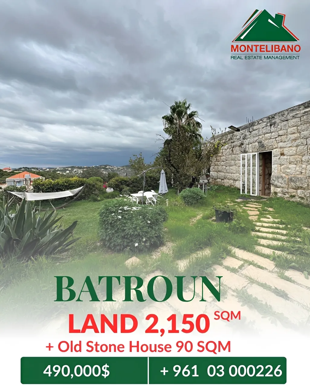 Residential Land for sale in Batroun