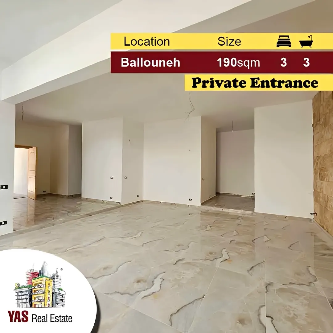 Apartment for Sale in Ballouneh