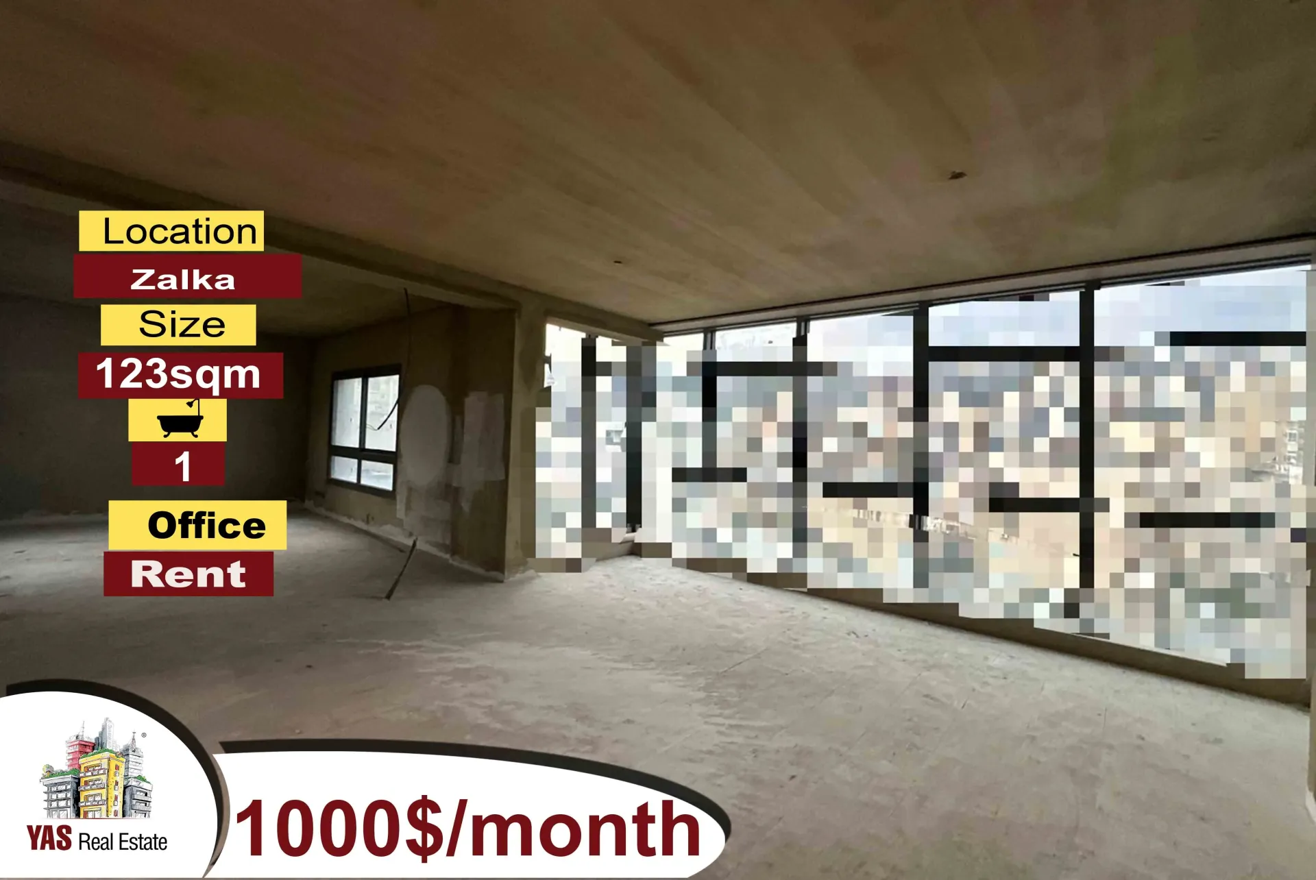 Office for rent in Zalqa