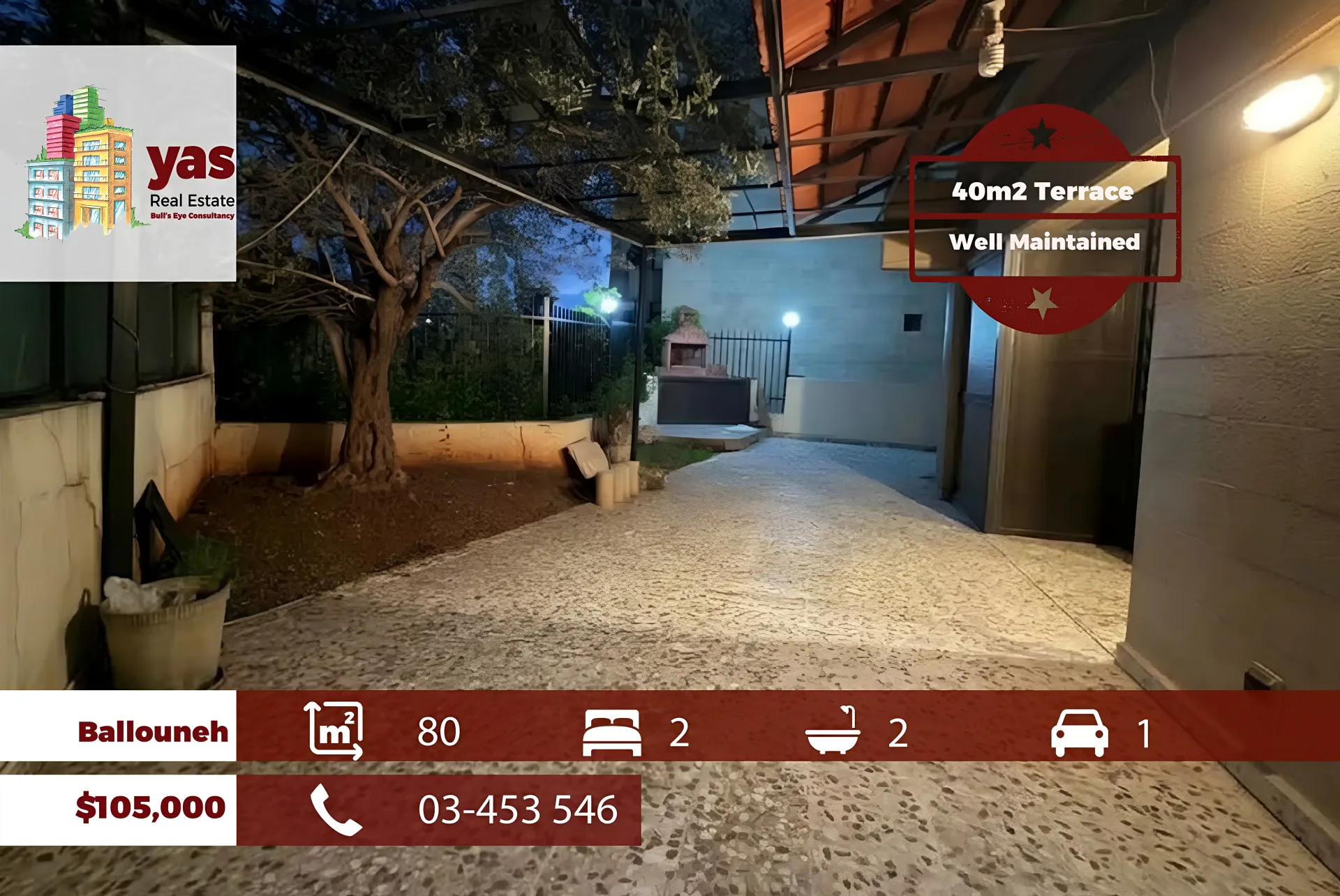 Apartment for Sale in Ballouneh