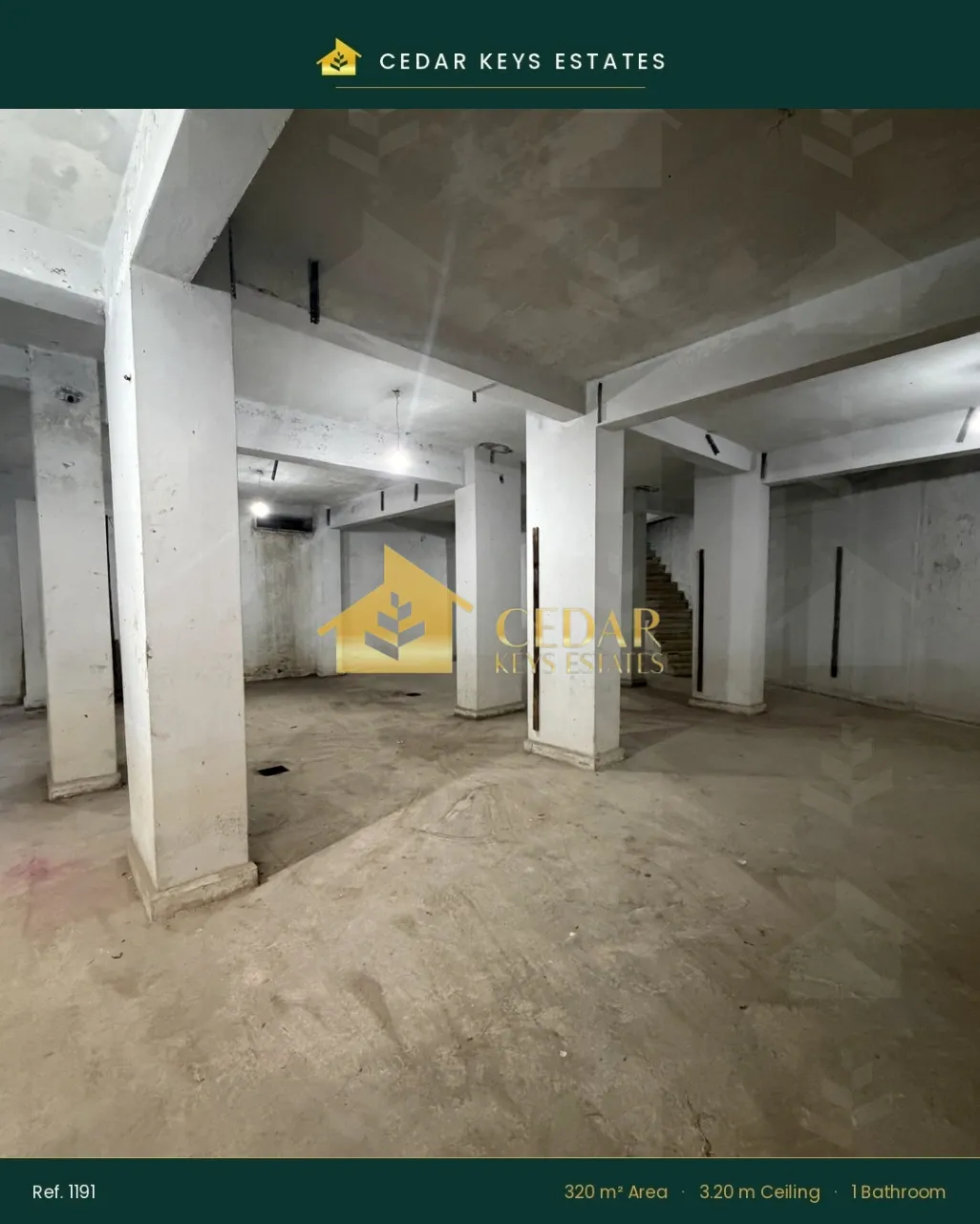 Warehouse for rent in Achrafieh, Beirut, Lebanon