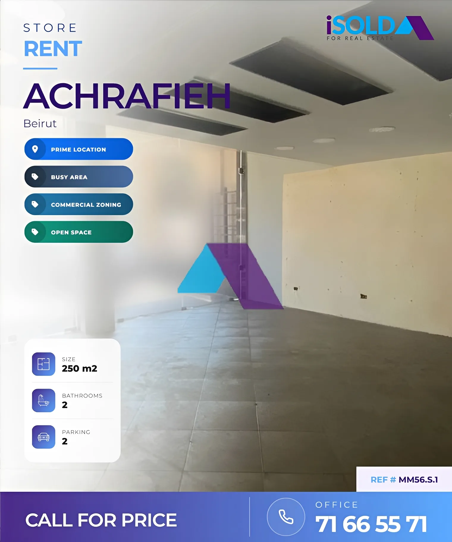 Shop for rent in Achrafieh
