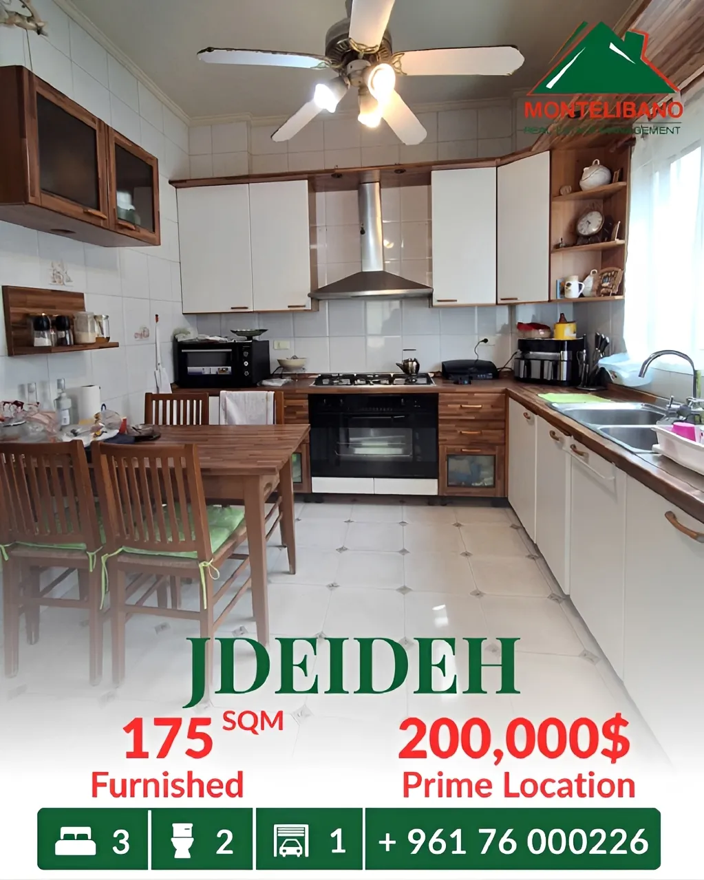 Apartment for sale in Jdeideh, Lebanon