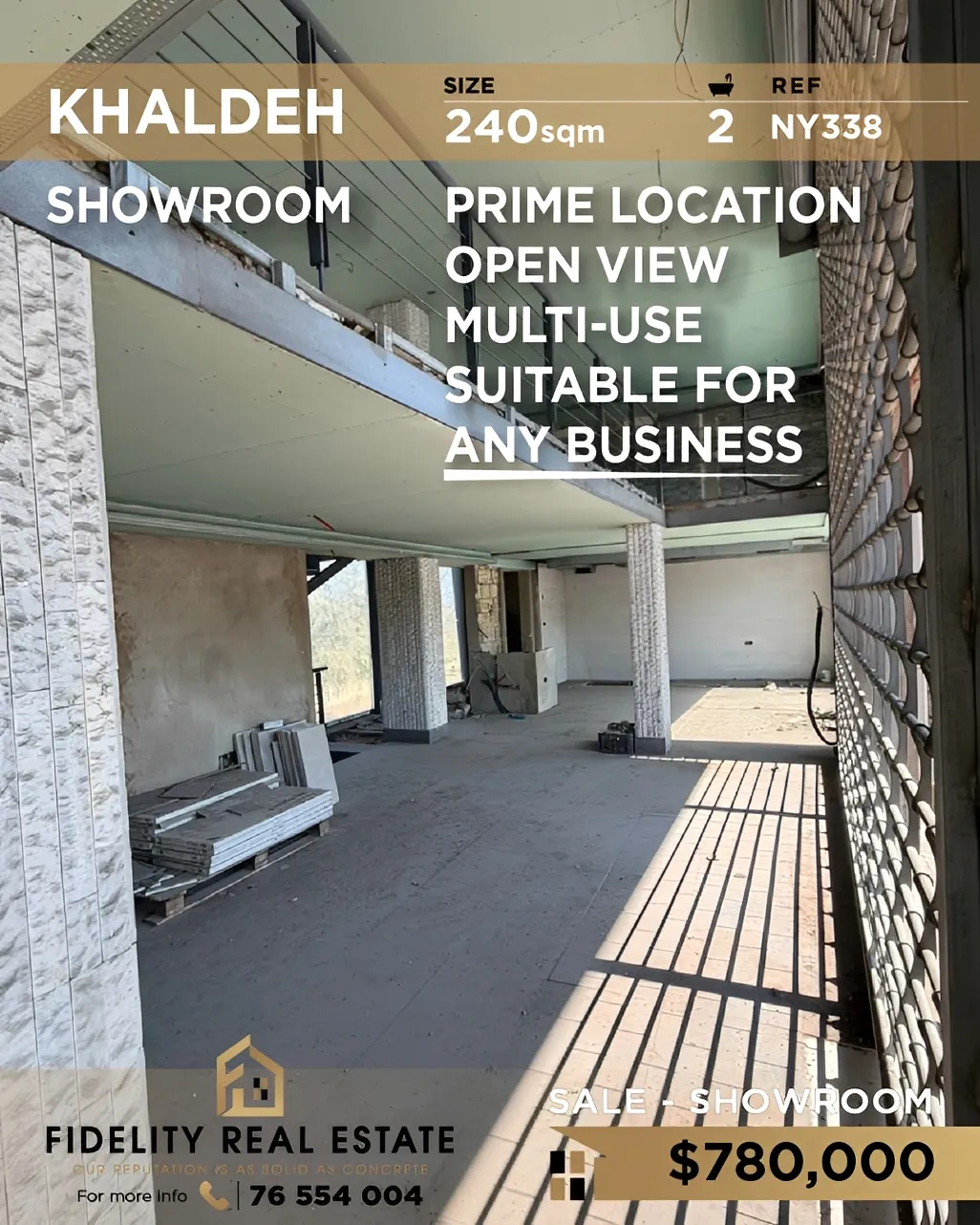 Showroom for sale in Khalde, Lebanon