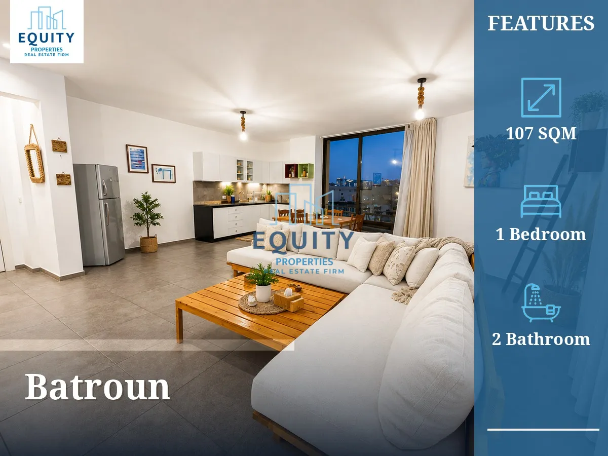 Apartment for rent in Batroun