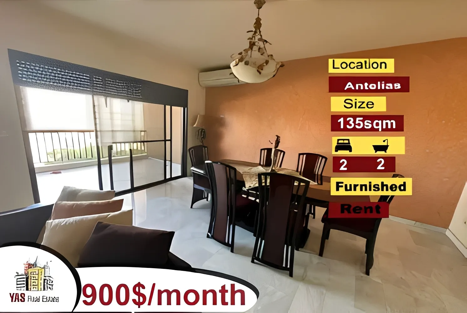 Apartment for Rent in Antelias