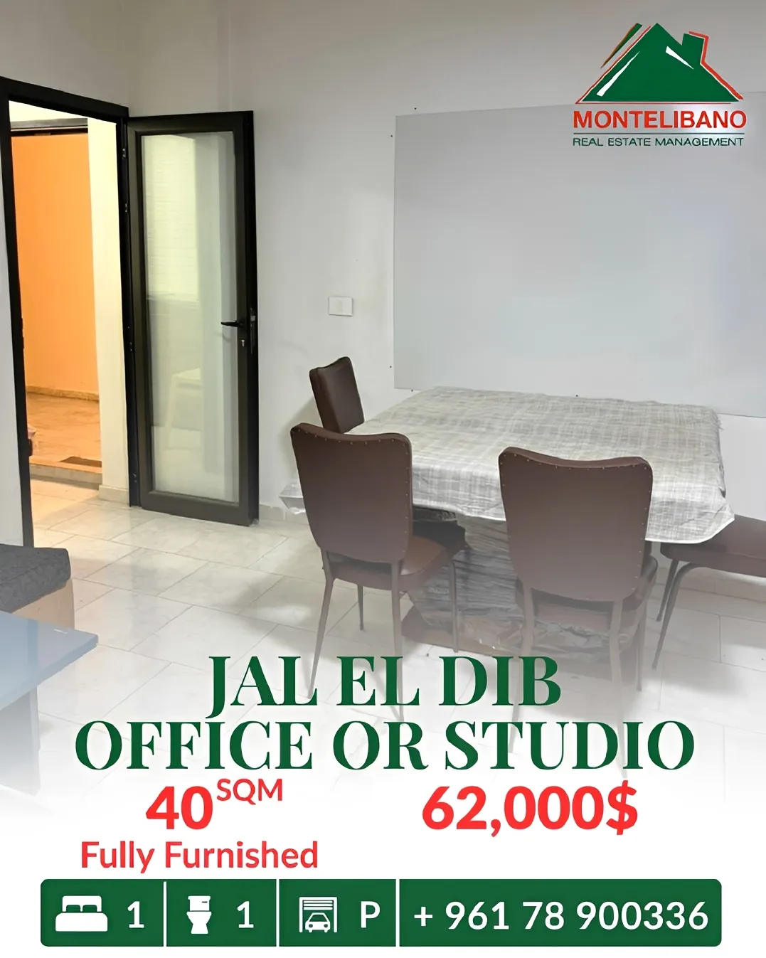 Studio for sale in Jal El Dib