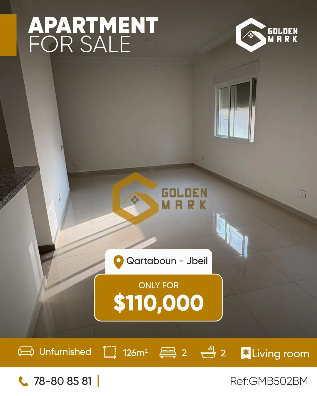 Apartment for Sale in Qartaboun