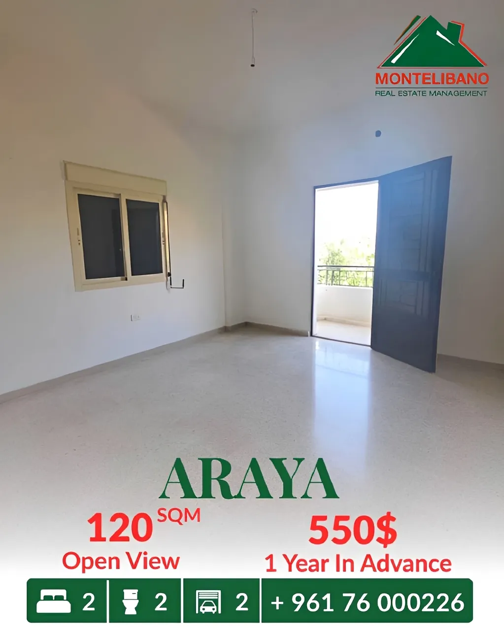 Apartment for rent in Aaraiya