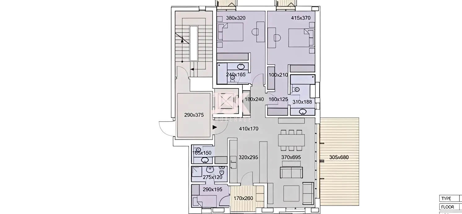 Apartment for Sale in Downtown - 2 bed, 3 bath